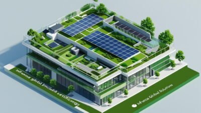 green buildings structure image