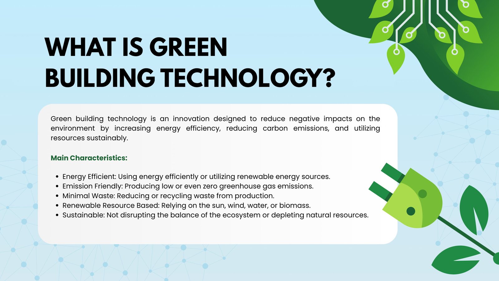 what is green building technology image- Infranox Global Solutions