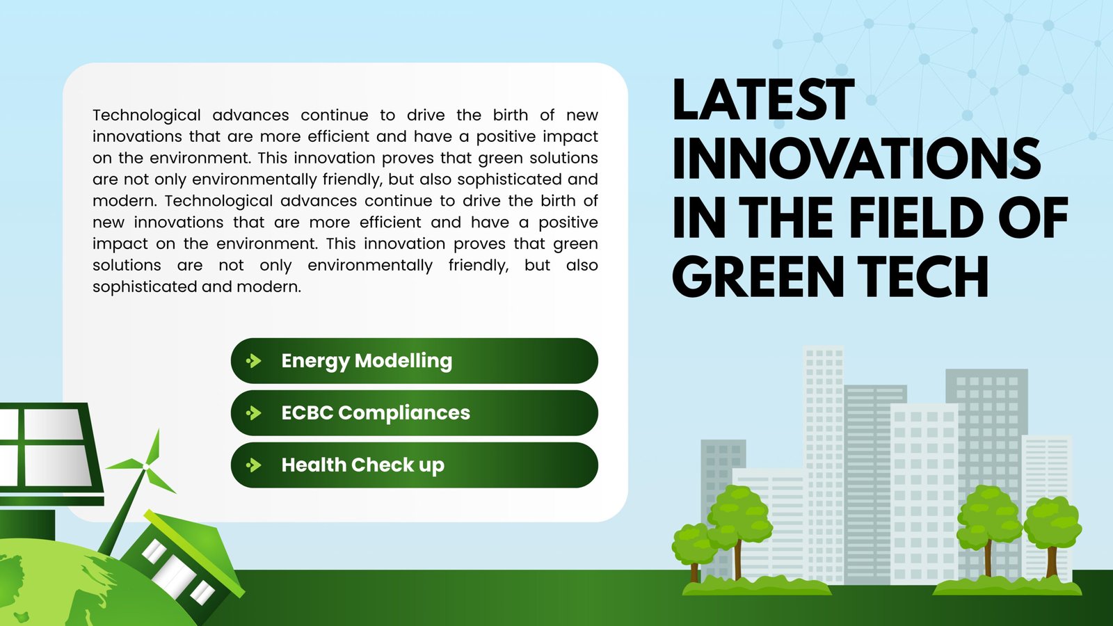 Latest innovation in the field of green tech image-infranox Global Solutions