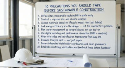 10-precautions you shoud take before sustainable construction