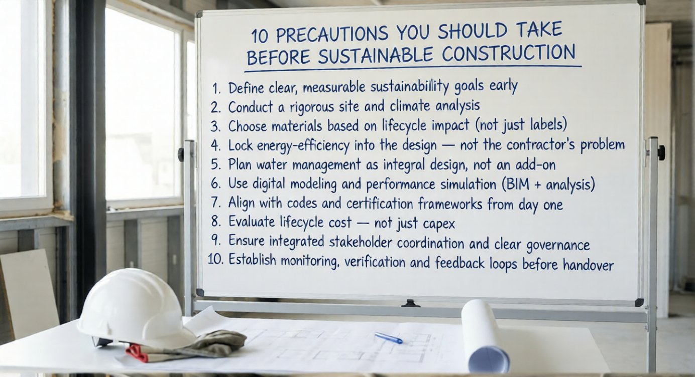 10-precautions you shoud take before sustainable construction